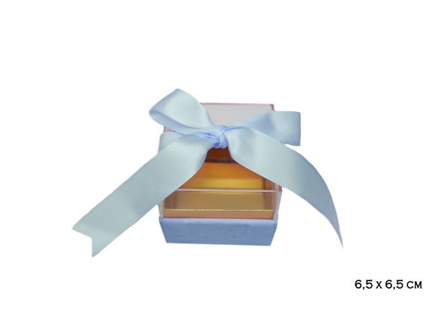 LD104 SCATOLO PVC CELESTE 6,5x5,5cm 55085