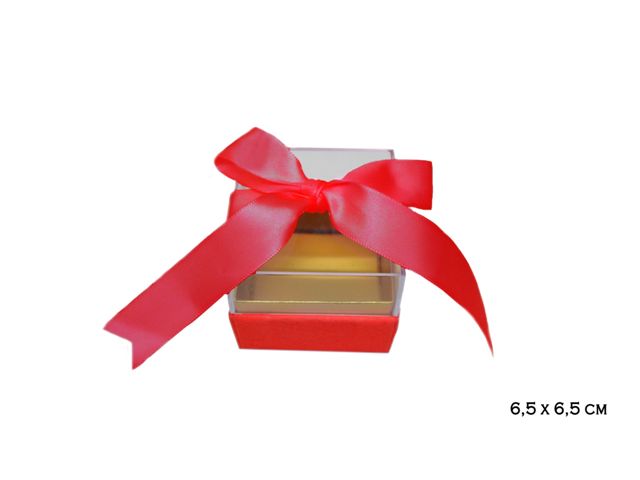 LD102 SCATOLO PVC ROSSO 6,5x5,5cm 55085