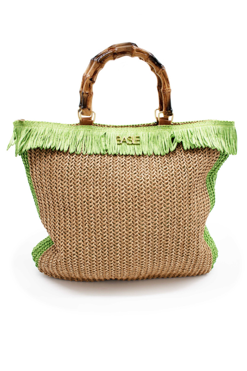 BA27402VE BORSA MARE 40x32x8cm VERDE 41100