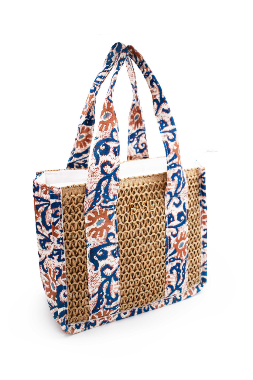 BA26512BL BORSA MINI 25x13x20cm BLU 41100