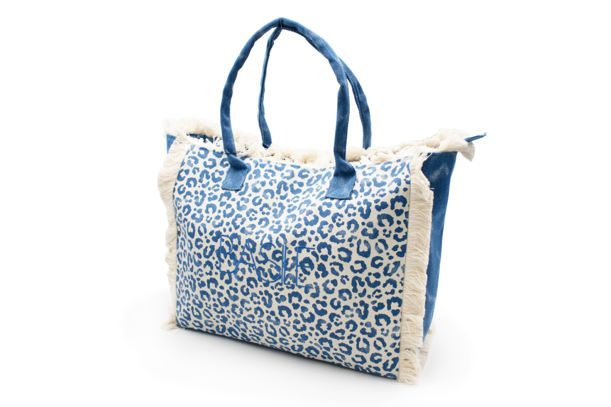 BA22223BL BORSA GRANDE BASILE 60x18x35cm BLU 41100