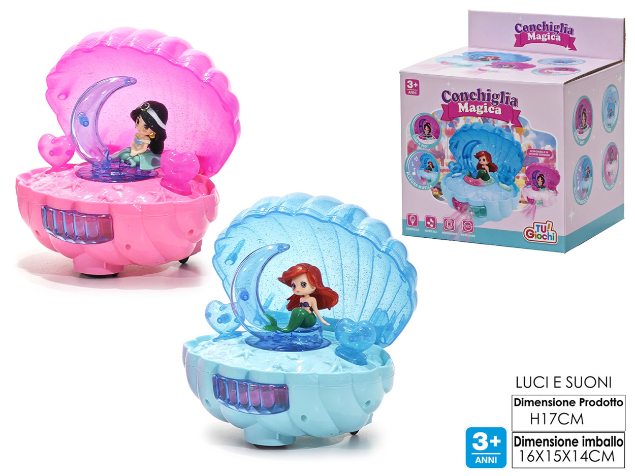 CONCHIGLIA MAGICA B/O LU/MOV/MUS 100647 40619