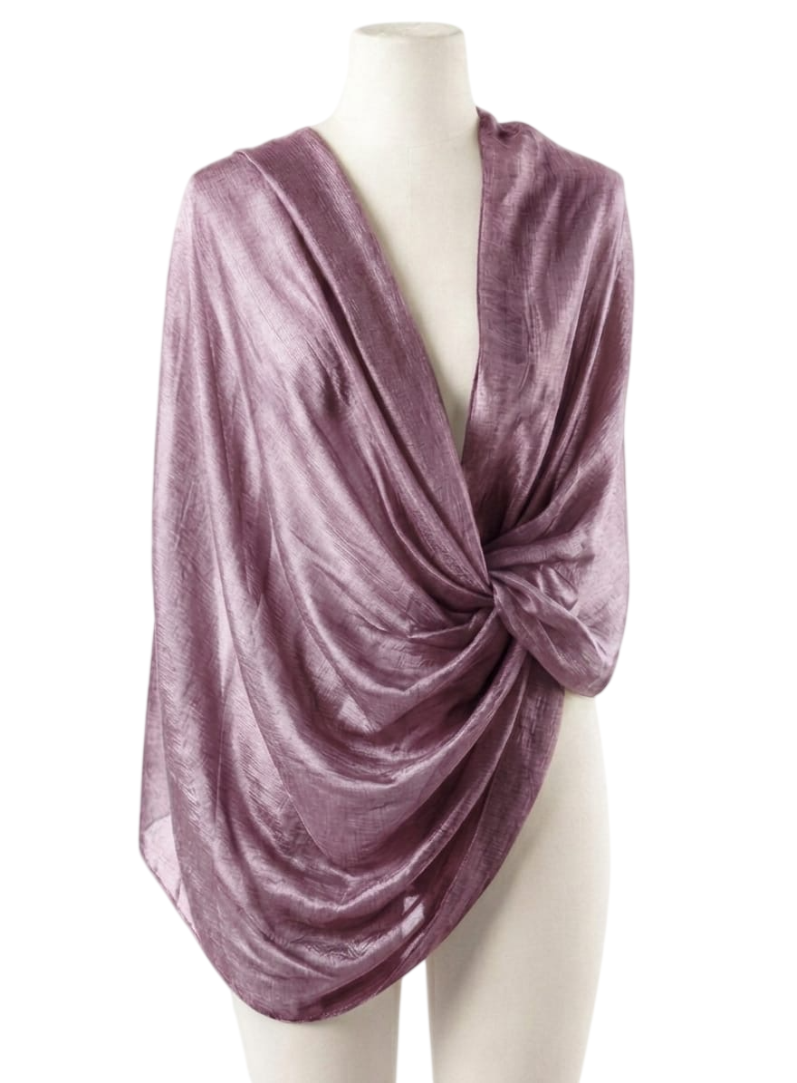 SCIARPA SHANTUNG 181538 ANTICO CHARRO 90x180cm 40351