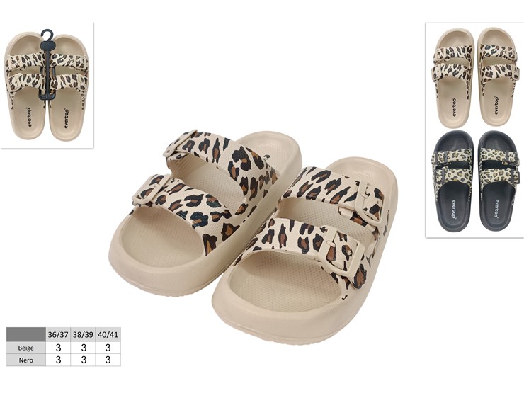CIABATTE DONNA 36/41 MACULATO 689882 40842