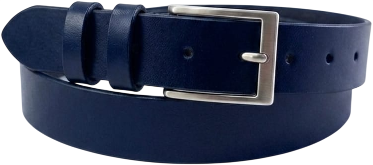 CINTURA IN PELLE 035/GROPPONE/LISCIO/0193/53054 NAVY