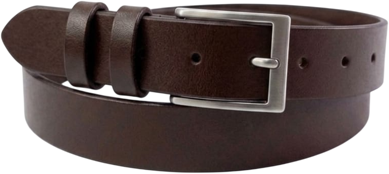 CINTURA IN PELLE 035/GROPPONE/LISCIO/0193/53054 MORO