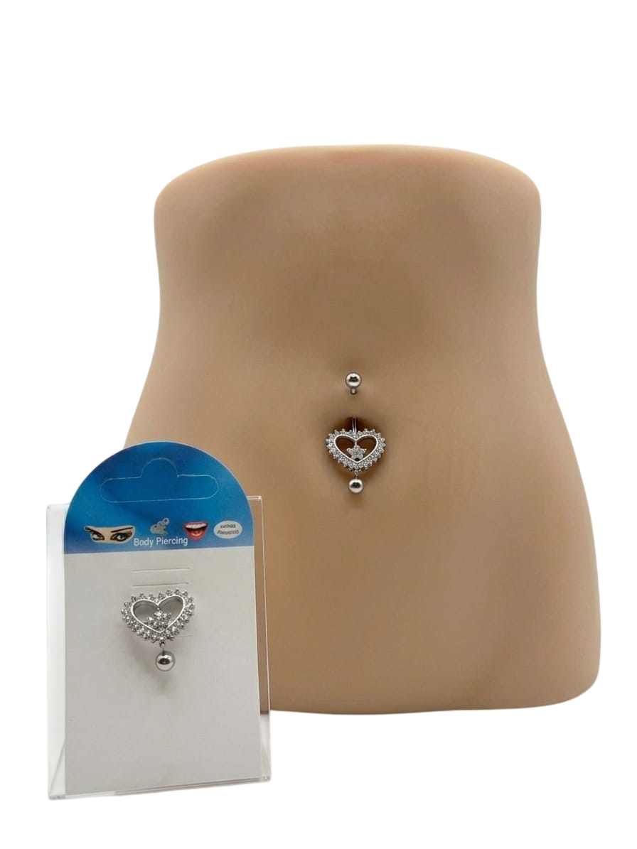 BP8819 BANANA 1,6x10 CUORE ZIRC. ACC. CHIR. 41235