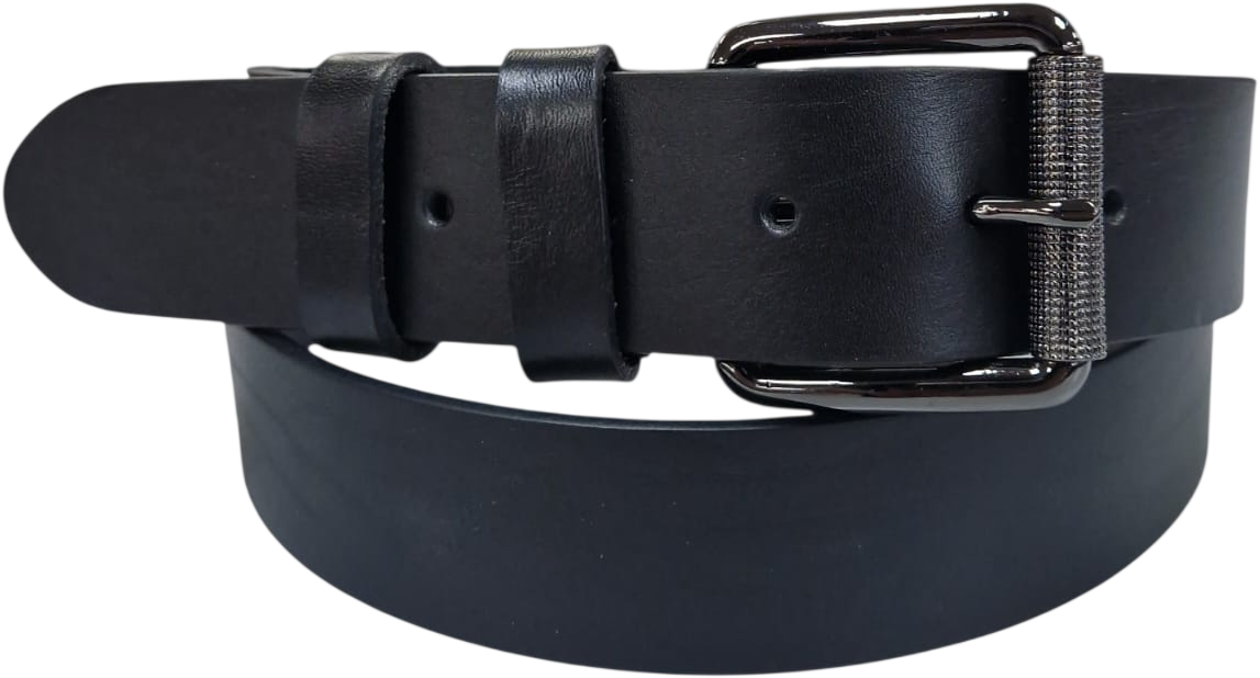 CINTURA IN PELLE 040/CUOI/0413/53054 NERO