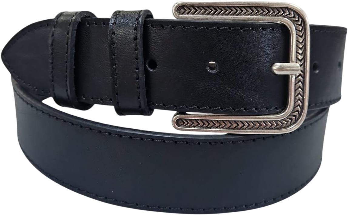 CINTURA IN PELLE 040/CUOIO/0412/53054 BLU