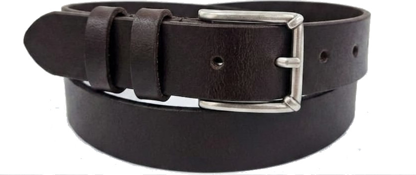 CINTURA IN PELLE 035/CUOIO/0422/53054 MORO