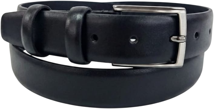 CINTURA IN PELLE 035/CUOIO/0420/53054 CLASSICO NERO