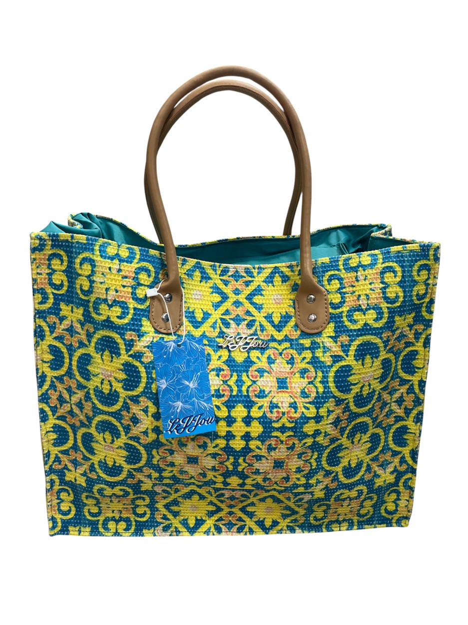 JJ90501BL SHOPPING SQUADRATA JJOU 42x34x16cm BLU 41100