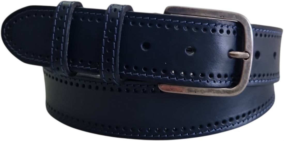 CINTURA IN PELLE 6117/40/LUXE/40027 NAVY