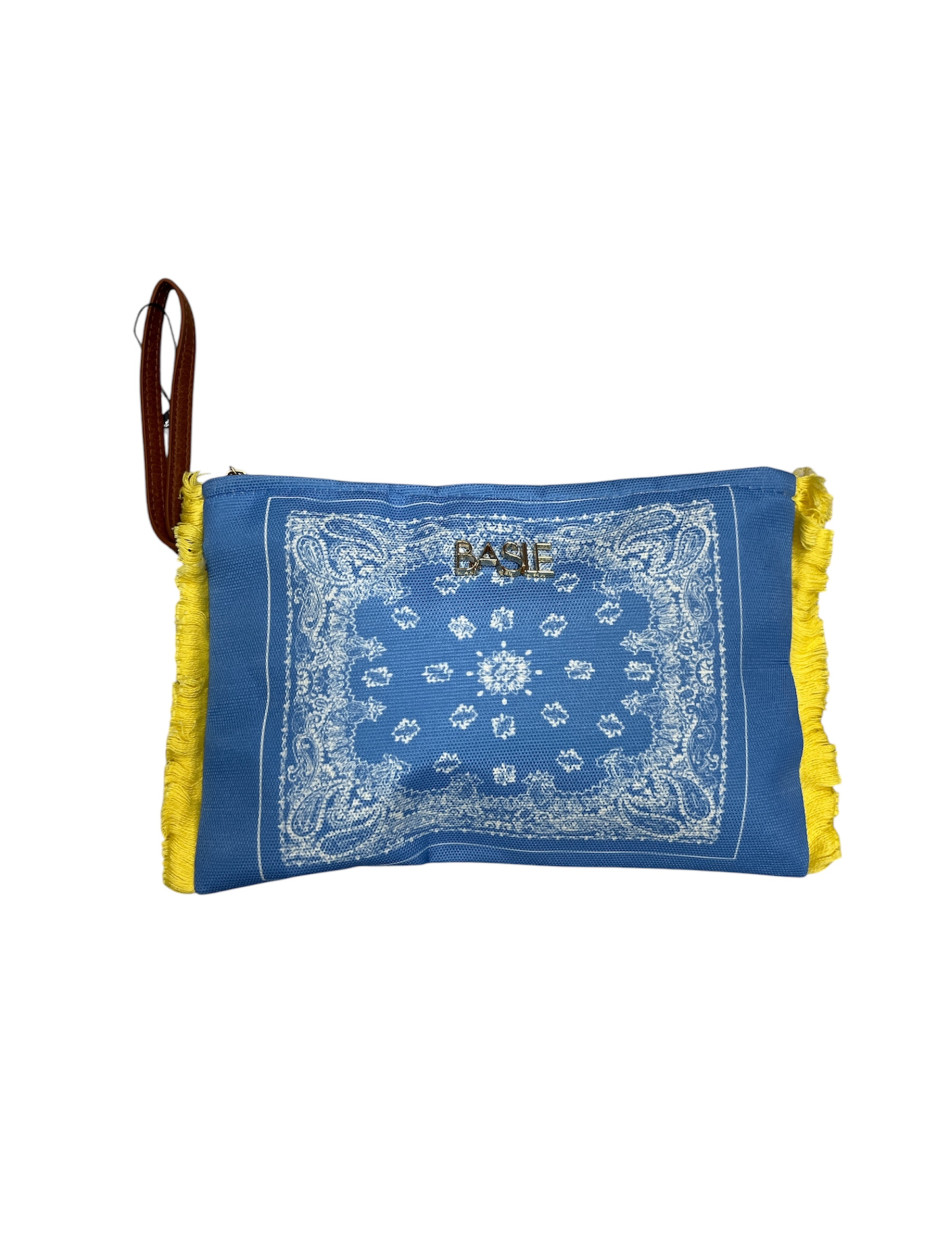 BA23733AZZ POCHETTE 26x18cm AZZURRO 41100