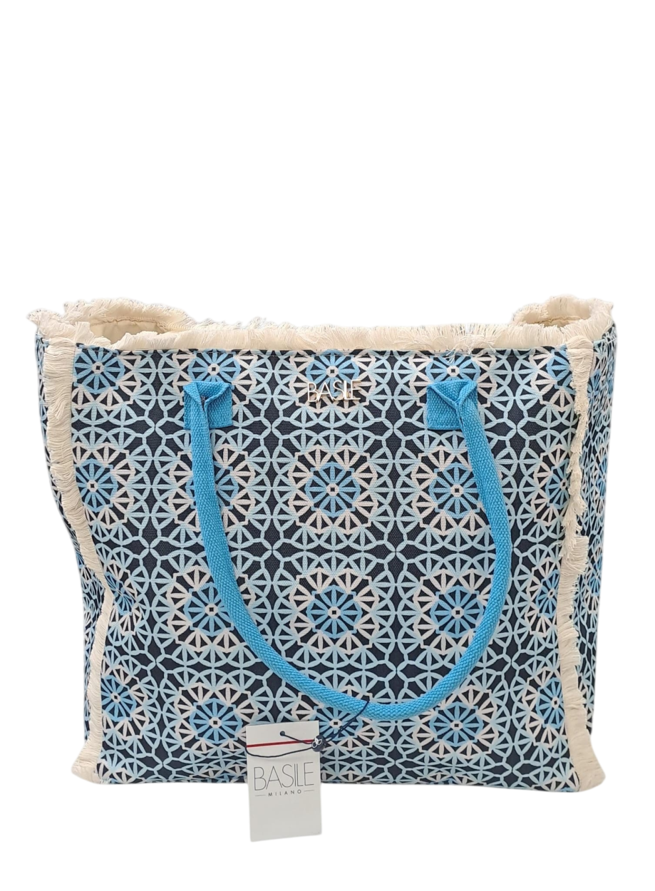 BA23742AZZ BORSA 63x40x37cm AZZURRO 41100