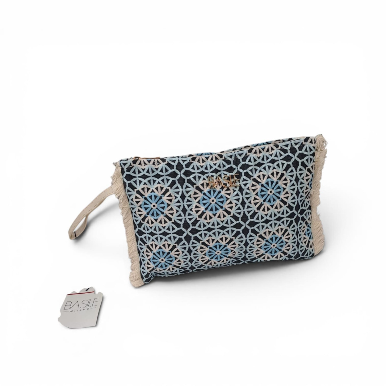BA23743AZZ POCHETTE 26x18cm AZZURRO 41100