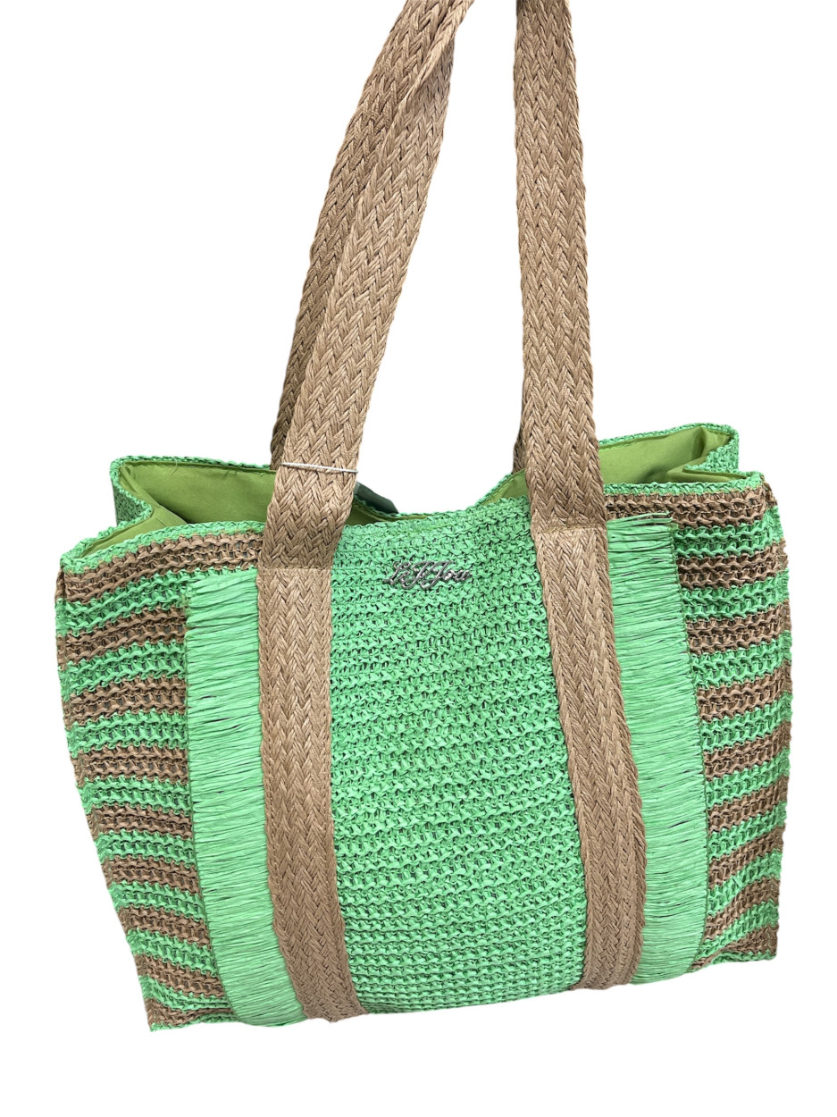 JJ90531VE BORSA JJOU 43x35x14cm VERDE 41100