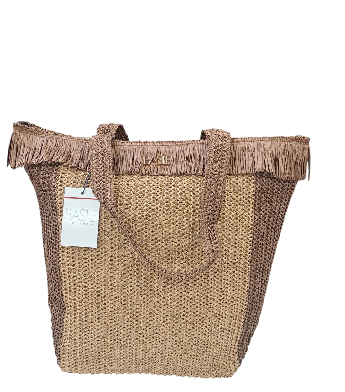 BA27403MAR BORSA MARE 50x40x19cm MARRONE 41100