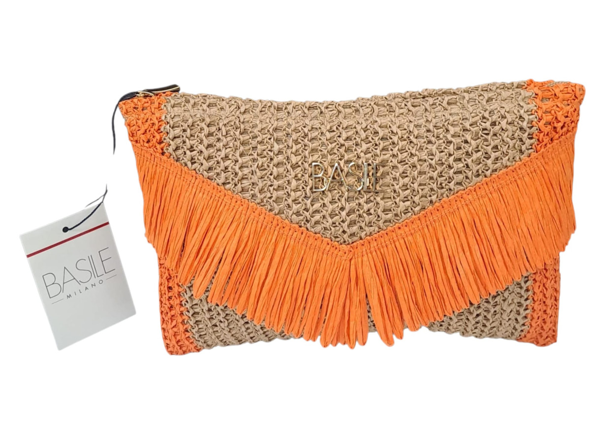 BA27400AR POCH PIATTO 27x18cm ARANCIO 41100