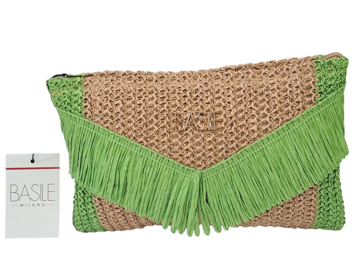 BA27400VE POCH PIATTO 27x18cm VERDE 41100