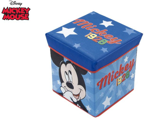POUF TESSUTO CONTENITORE 30x30cm MICKEY 130154 40971