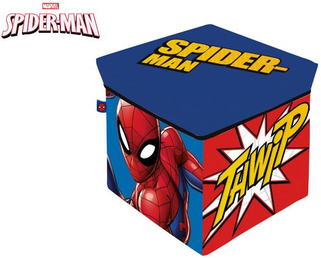 POUF TESSUTO CONTENITORE 30x30cm SPIDERMAN 152231 40971