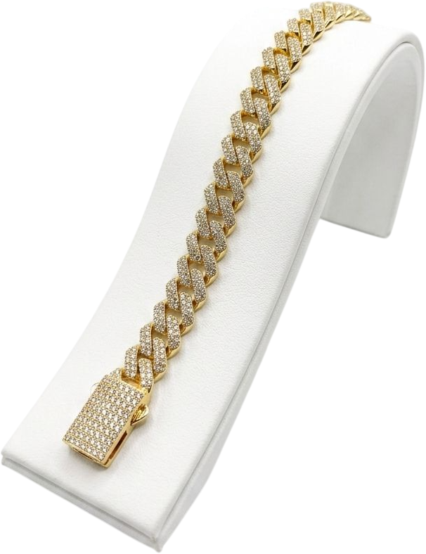 BJBR13055 BRACCIALE CON STRASS PICCOLO DORATO 52533