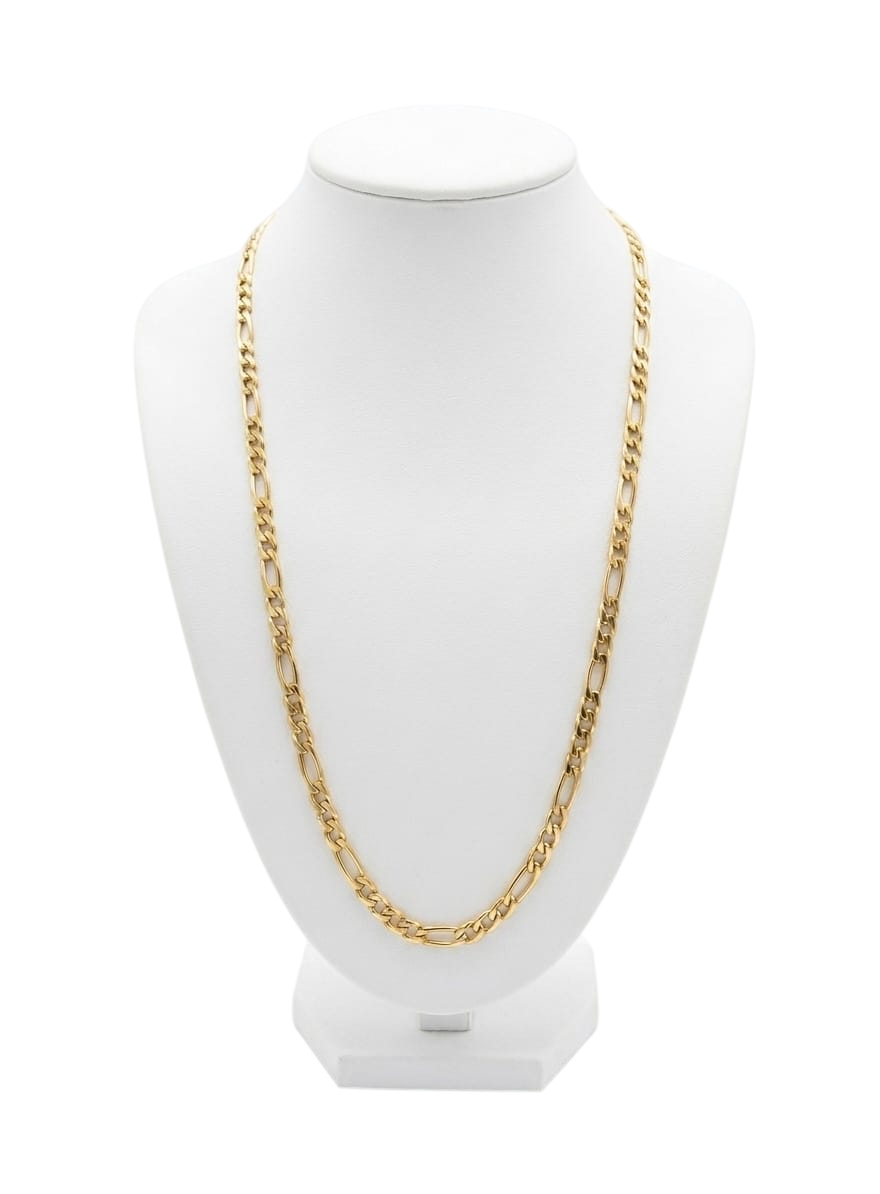 ACCL9011 COLLANA ACCIAIO DORATO CATENA PICCOLA 3+1 52533
