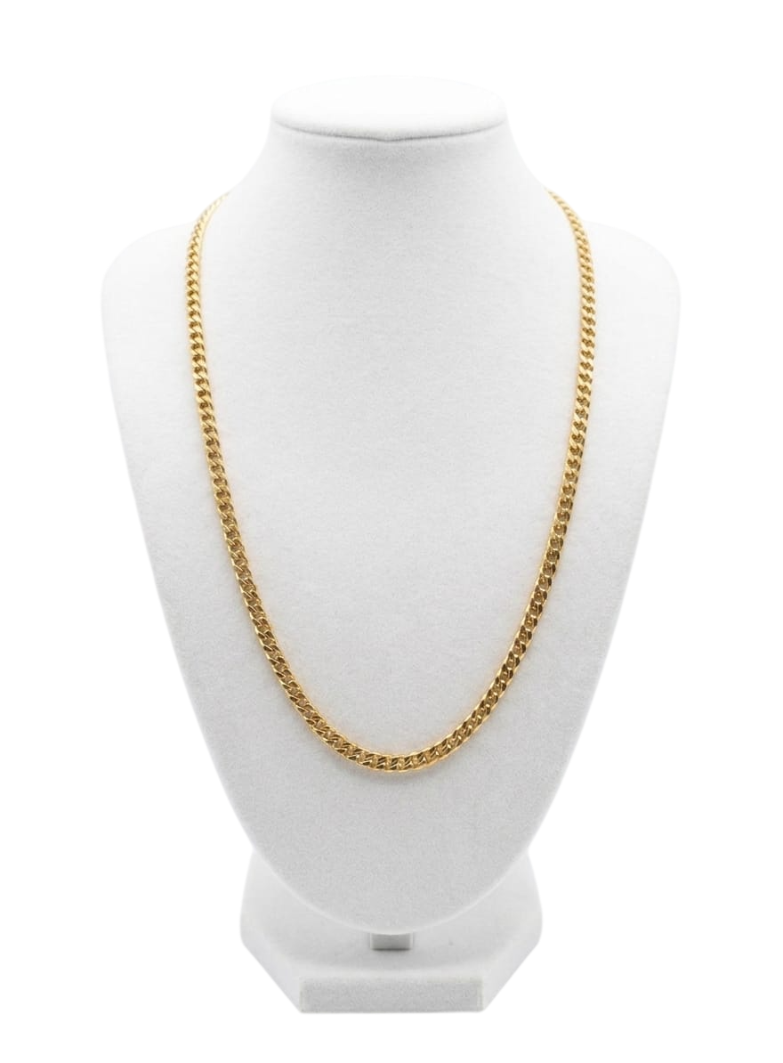 ACCL9013 COLLANA ACCIAIO DORATO MAGLIA CLASSICA 52533