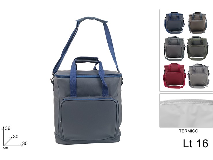 BORSA FRIGO 16lt CON TASCA IN TESSUTO TECNICO 669020 40842