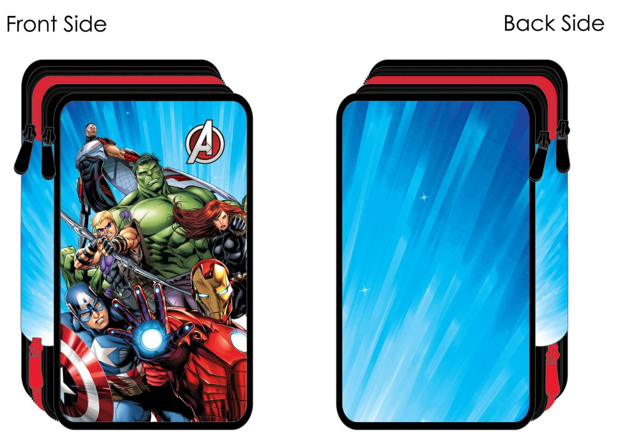 ASTUCCIO 3 ZIP AVENGERS 8002836 41336