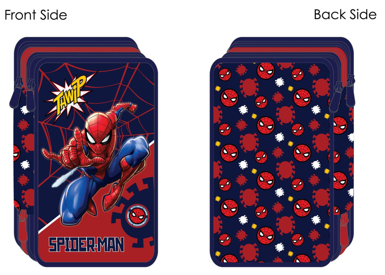 ASTUCCIO 3 ZIP SPIDERMAN 8002832 41336