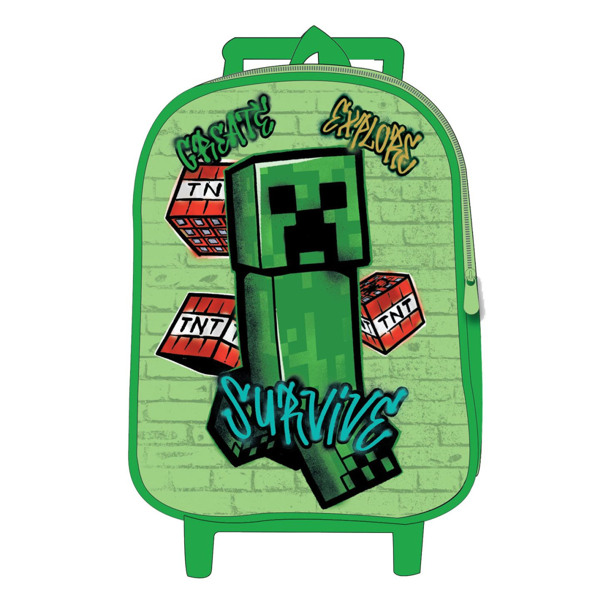 TROLLEY ASILO MINECRAFT PREMIUM 32cm 1000ET282392 41336