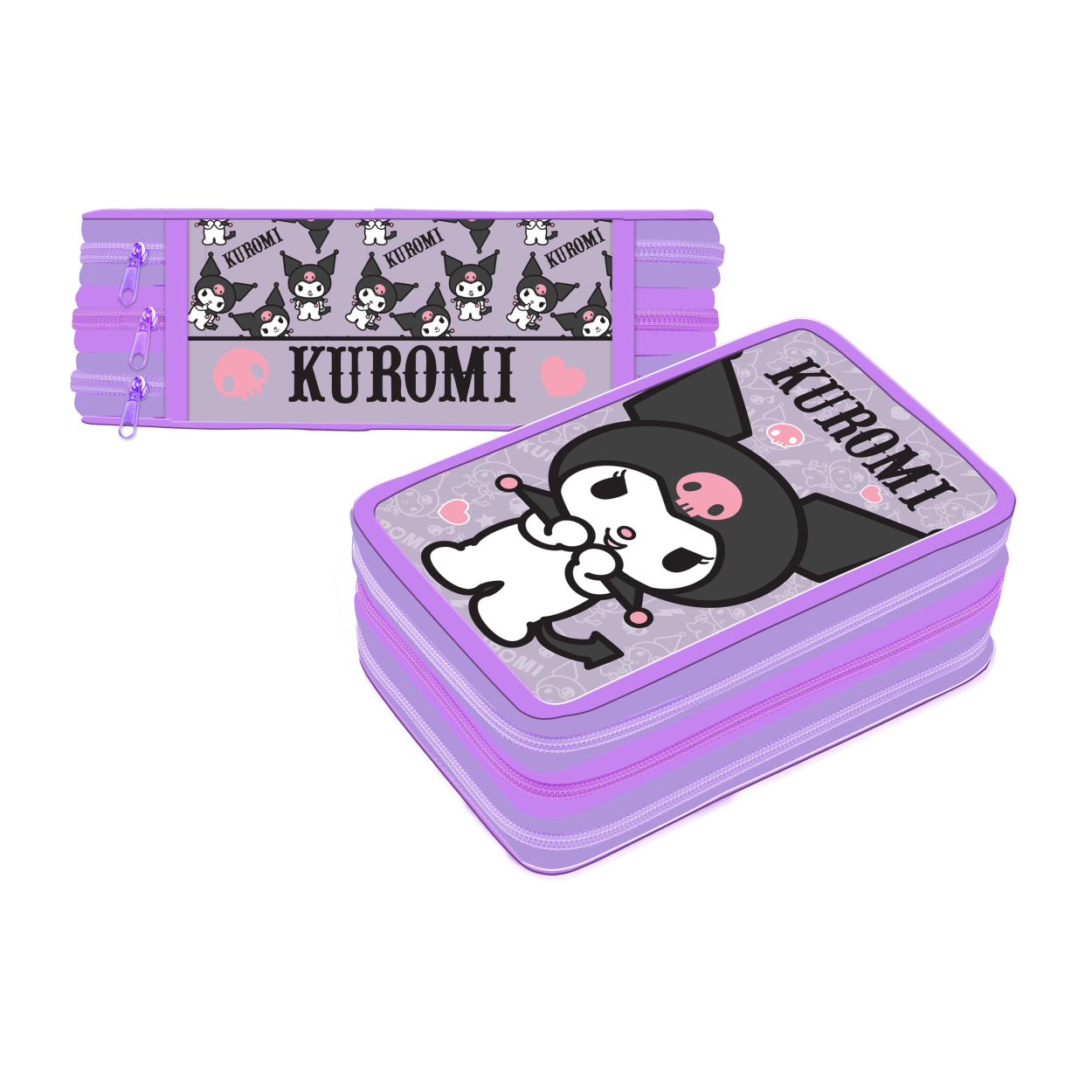 ASTUCCIO 3 ZIP KUROMI PREMIUM 1004E5284 41336