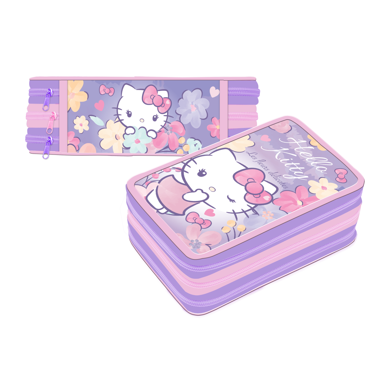 ASTUCCIO 3 ZIP HELLO KITTY PREMIUM 1004E5280 41336