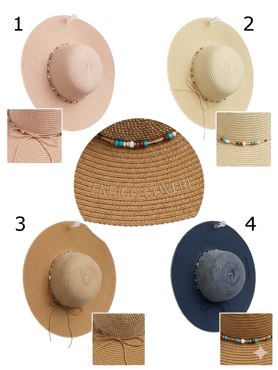 ERC96A7179 CAPPELLO PAGLIA EC DONNA TAGLIA UNICA 56803