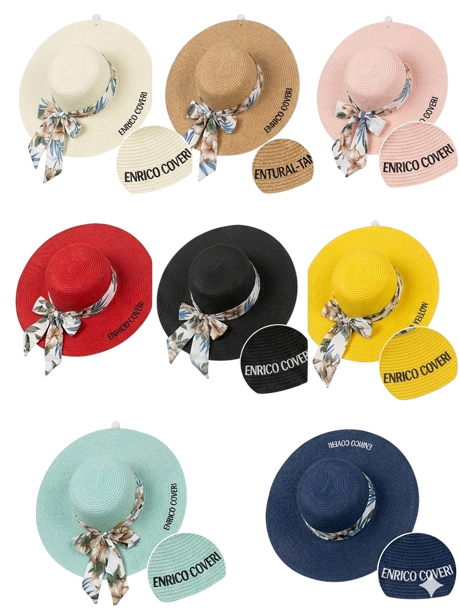 ERC96A7201 CAPPELLO PAGLIA EC DONNA TAGLIA UNICA 56803