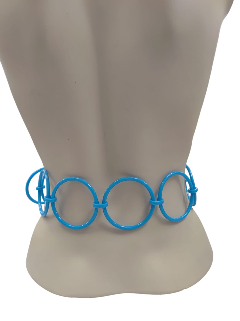 CINTURA DI METALLO CAT/COLOR/87 AZZURRO