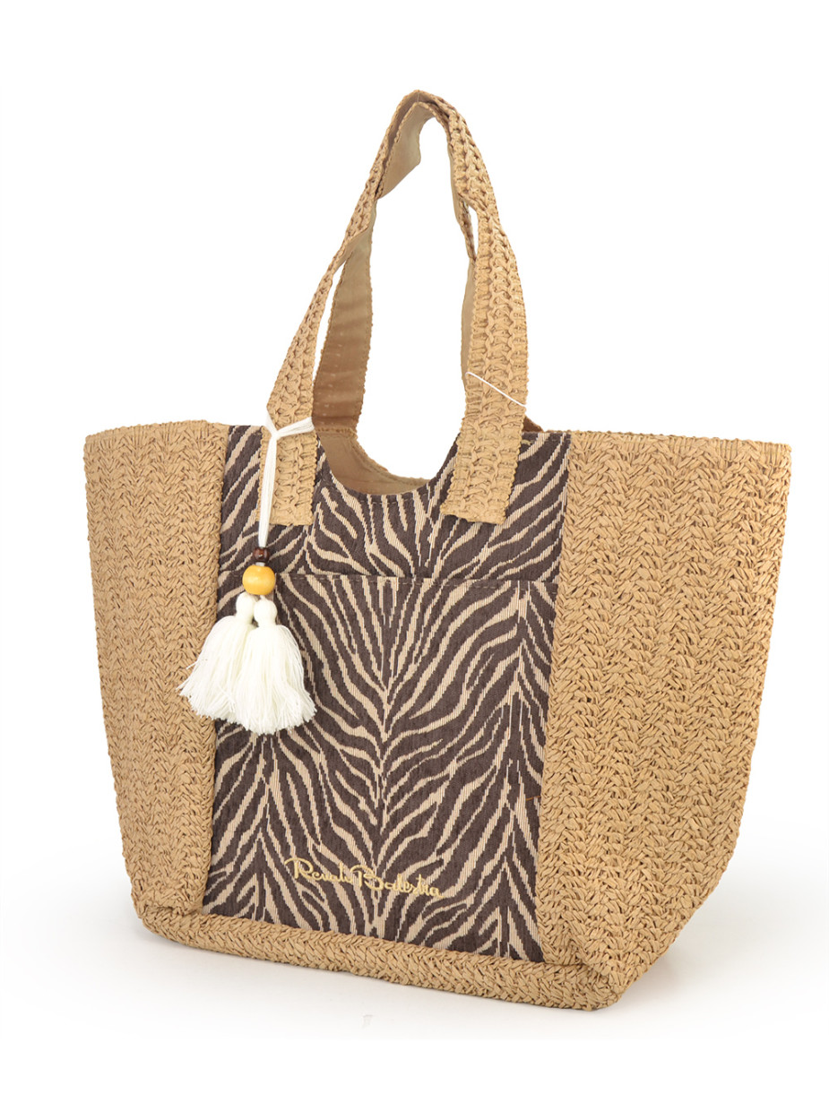 62140/ZAN2 NT BORSA MARE NATURALE 55x36x21cm 41233