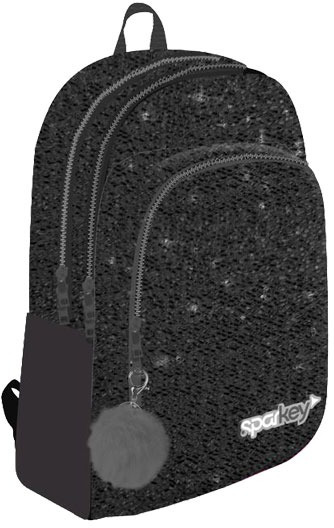 ZAINO SPARKEY GLITTER BLACK 162575367KM 41336