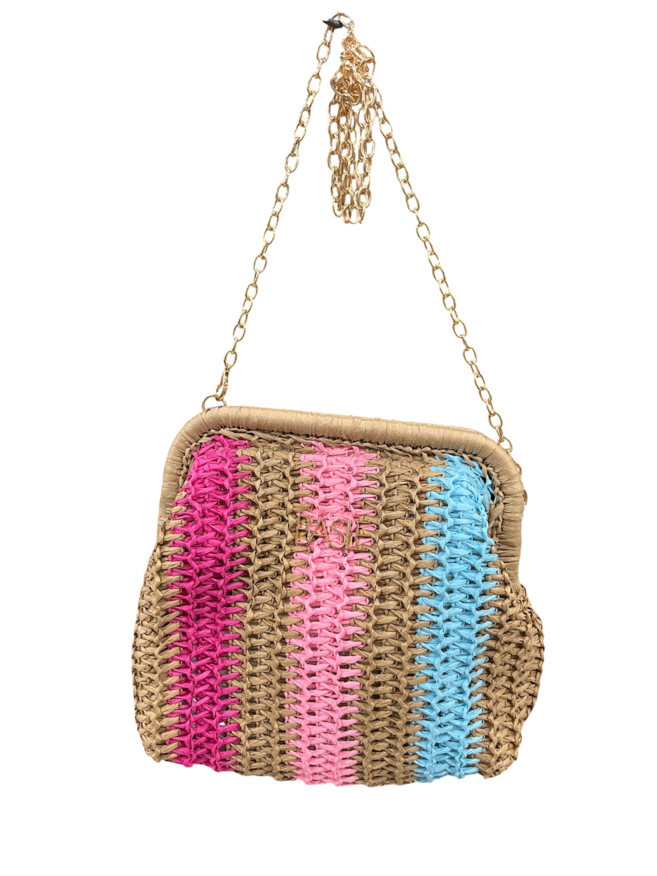 BA80201RO BORSETTA A MANO 20x9x18cm ROSA 41100