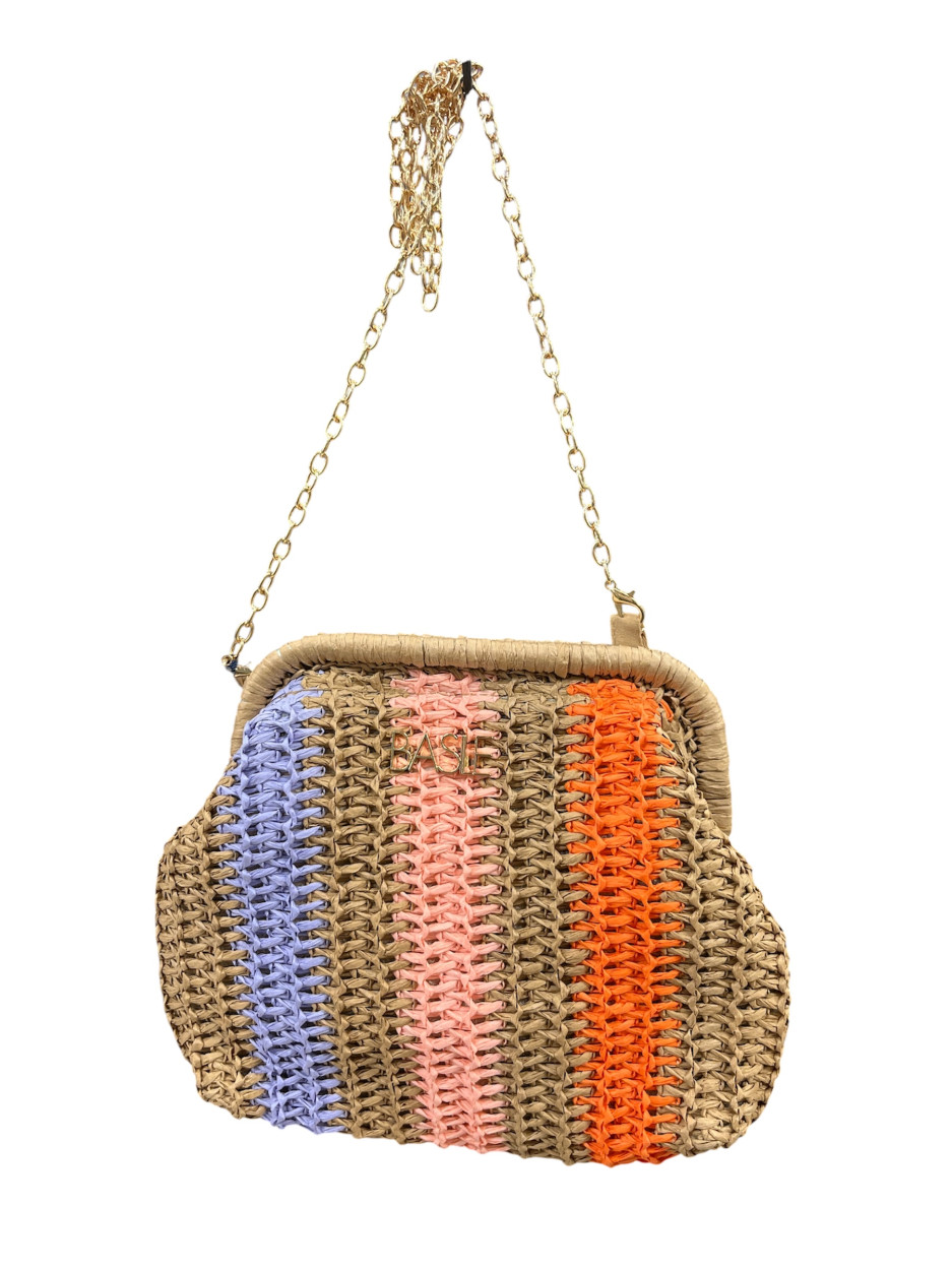 BA80201AR BORSETTA A MANO 20x9x18cm ARANCIO 41100