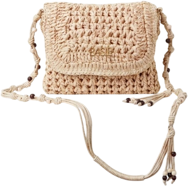 BA80800BE TRACOLLA CON PATTA MEDIA 25x21cm BEIGE 41100