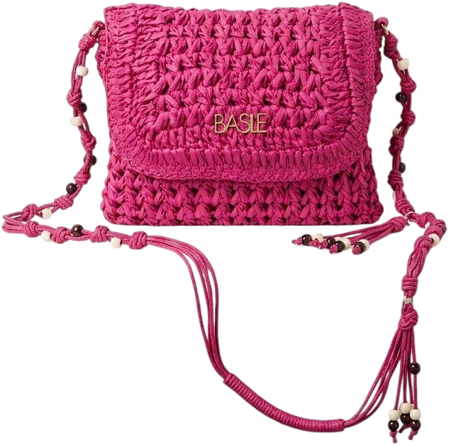 BA80800FU TRACOLLA CON PATTA MEDIA 25x21cm FUCSIA 41100