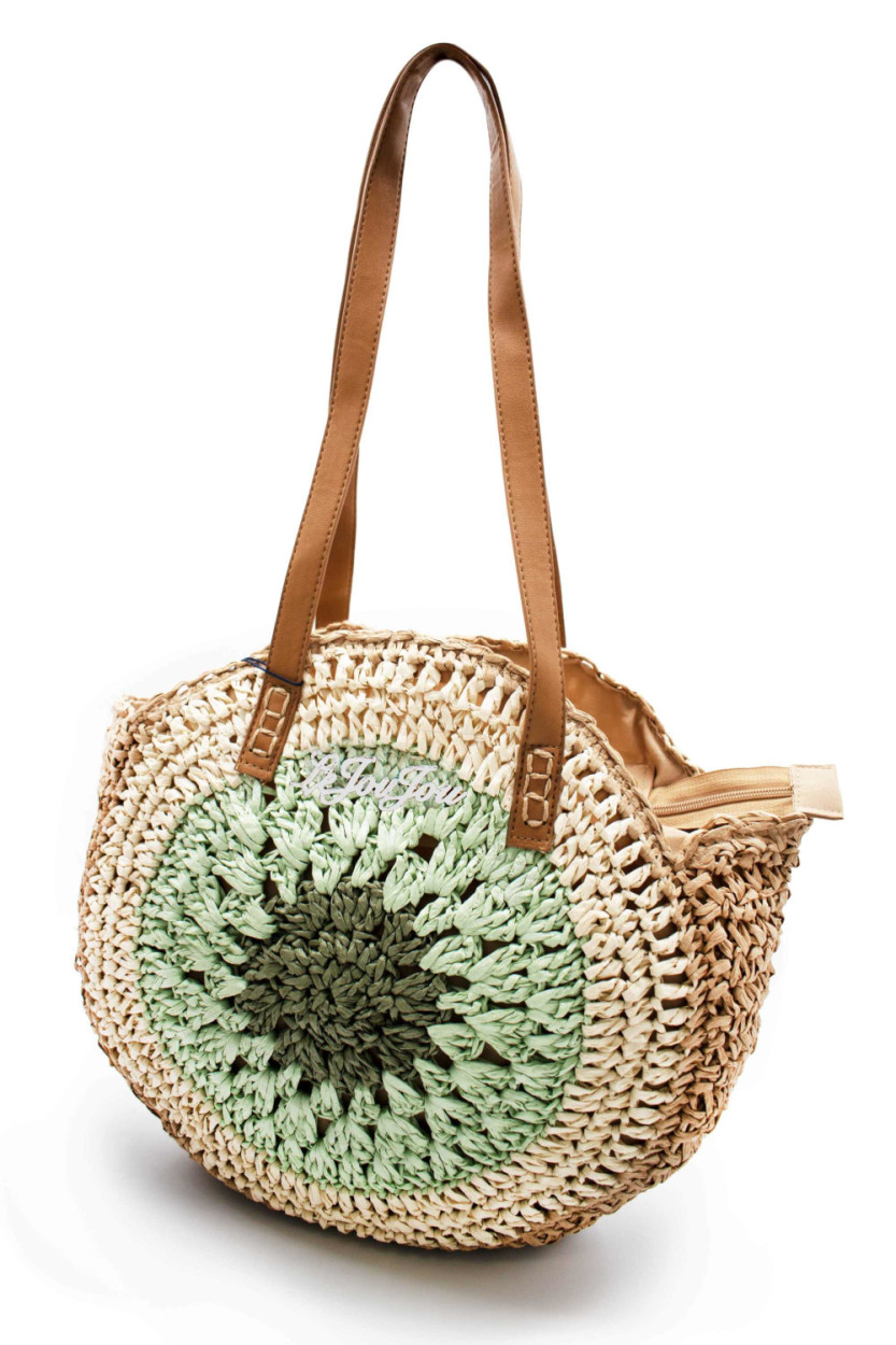 JJ80400VE TRACOLLA TONDA GRANDE JJOU 42x42cm VERDE 41100