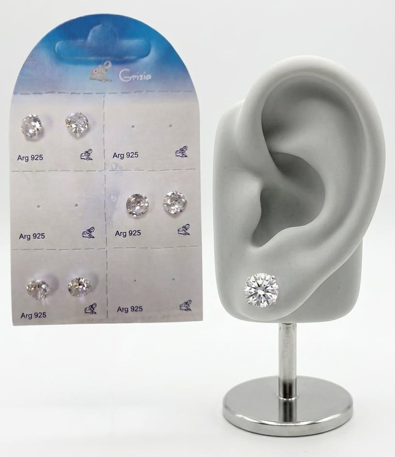 OR4145 ZIRC. TONDO MM.7 COLOR ARGENTO 925 41235
