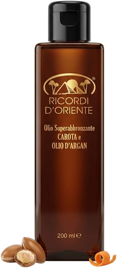 RICORDI D'ORIENTE OLIO ABBRONZANTE CAROTA OLIO ARGAN 200ml 110034 52318