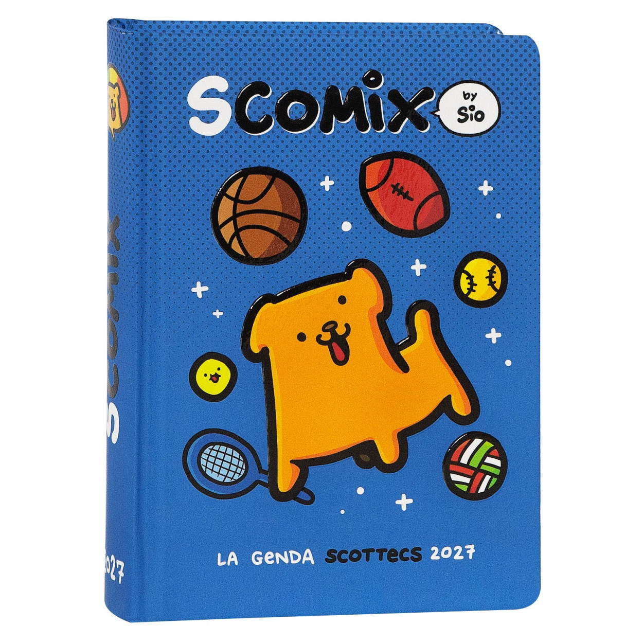 AGENDA 16M MEDIUM SCOMIX BLU 75500BL 41349