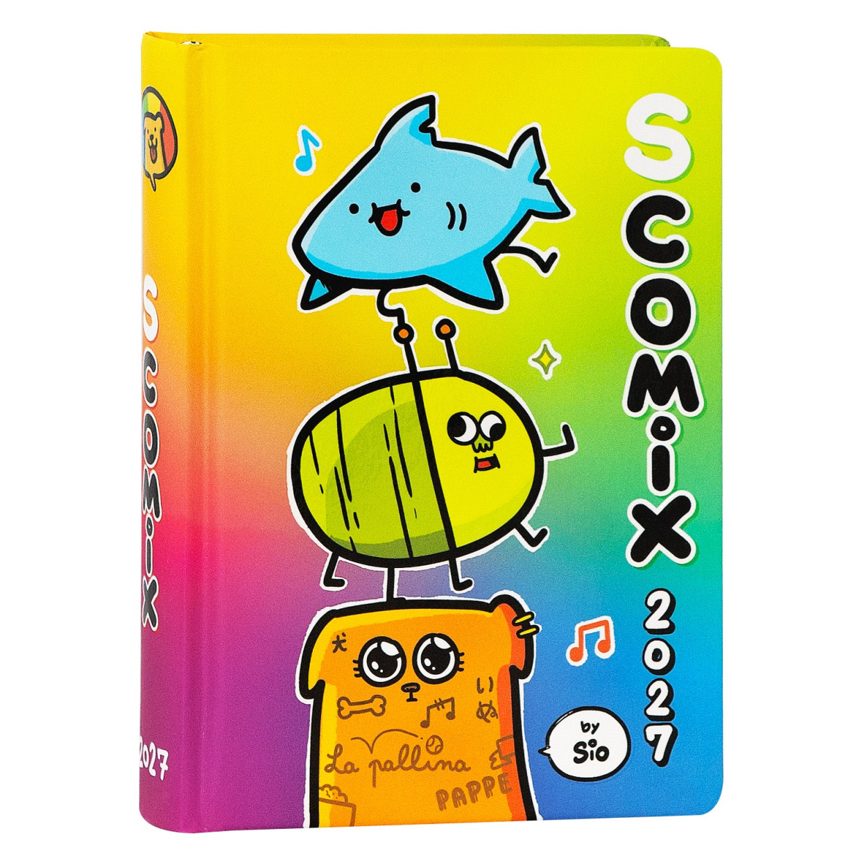 AGENDA 16M MEDIUM SCOMIX MULTICOLOR 75500MC 41349