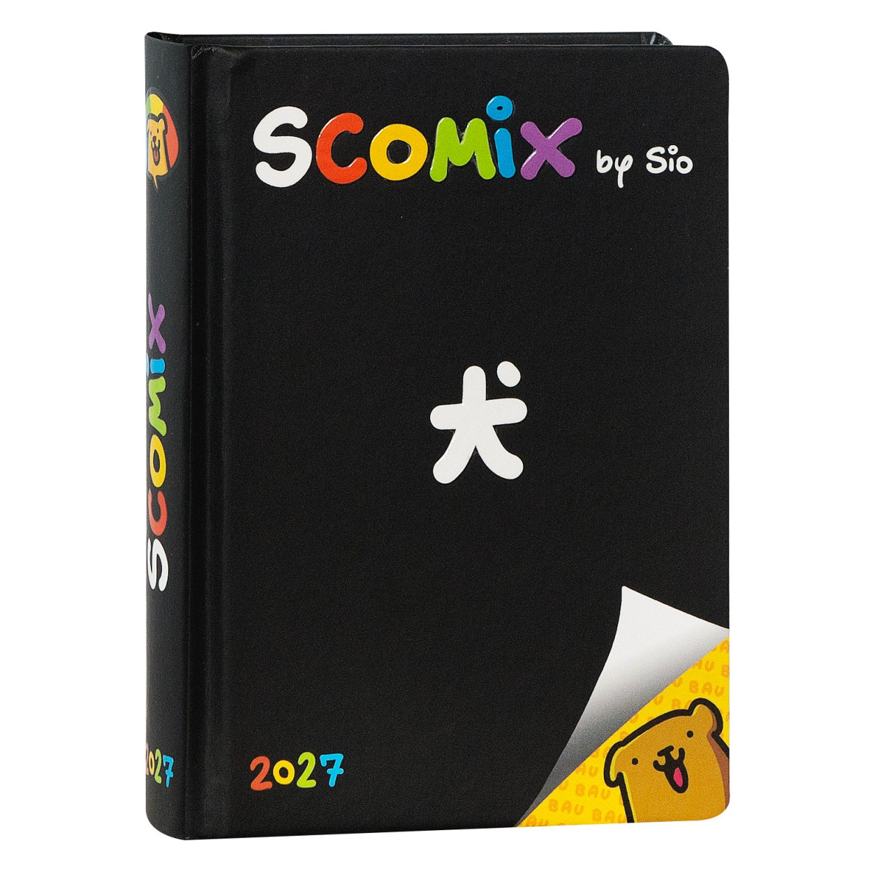 AGENDA 16M MEDIUM SCOMIX BLACK 75500BK 41349